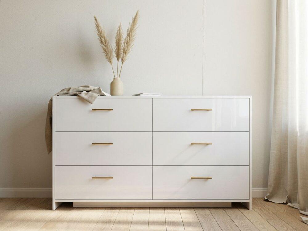 biała komoda 160 cm